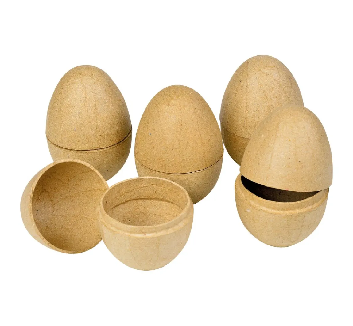 Online décopatch Pappmaché-Eier, teilbar, 5 Stück