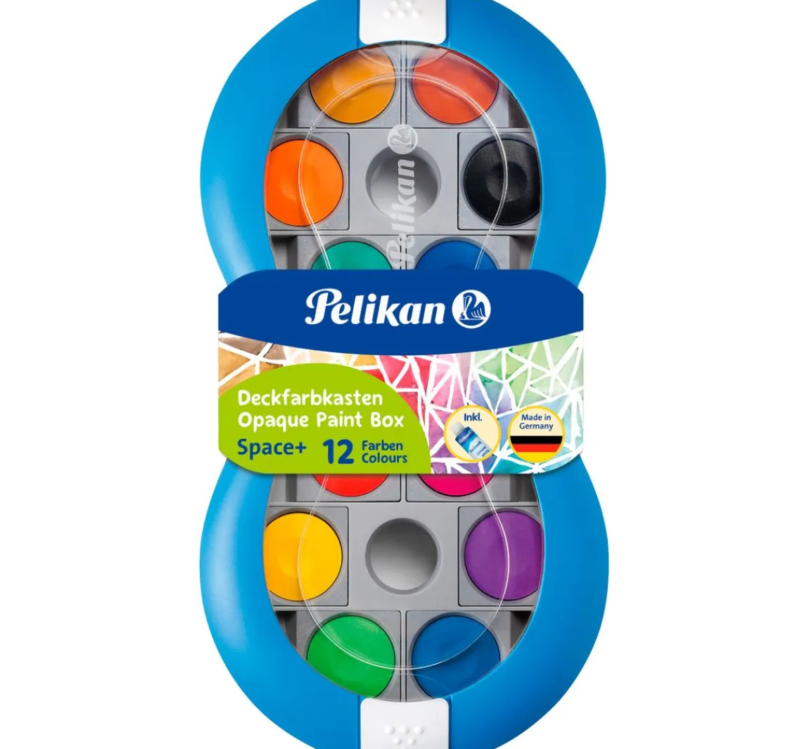 Outlet Pelikan Deckfarbkasten "Space", 12 Farben