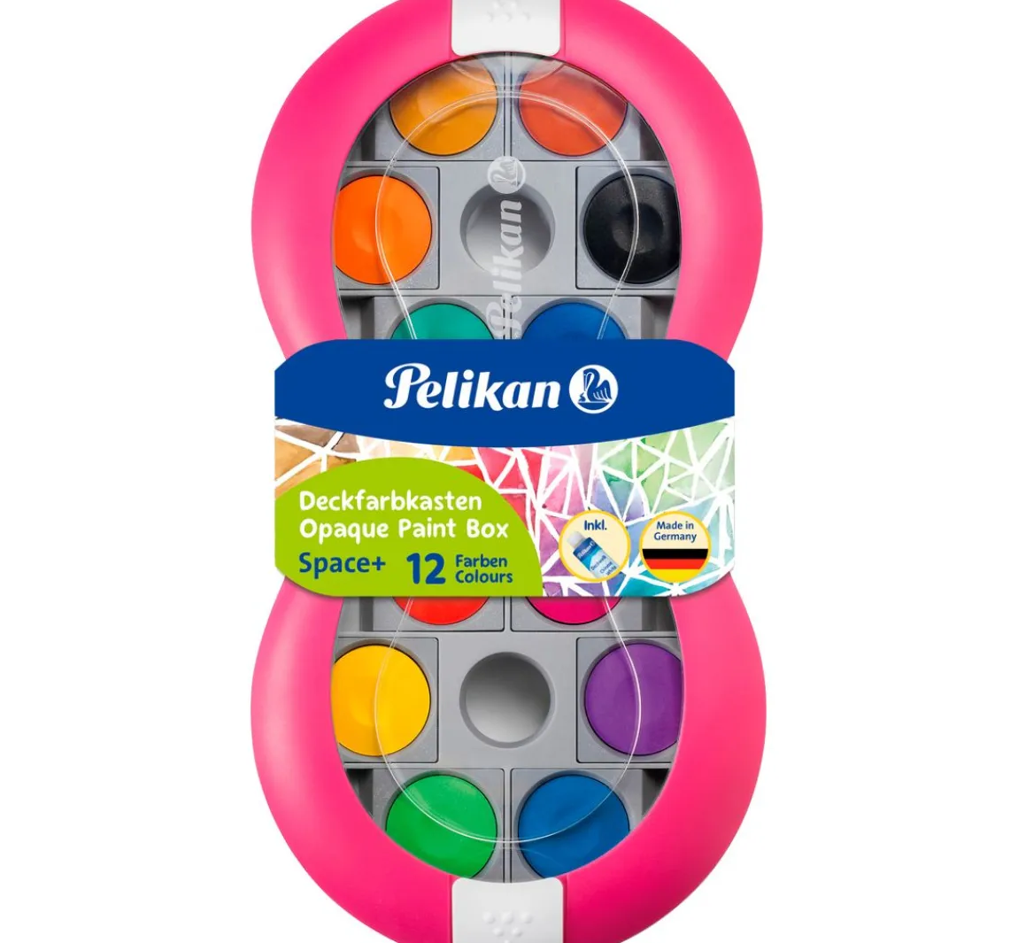 Outlet Pelikan Deckfarbkasten "Space", 12 Farben