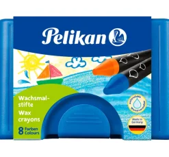 Hot Pelikan Wachsmalstifte "Rund", wasservermalbar