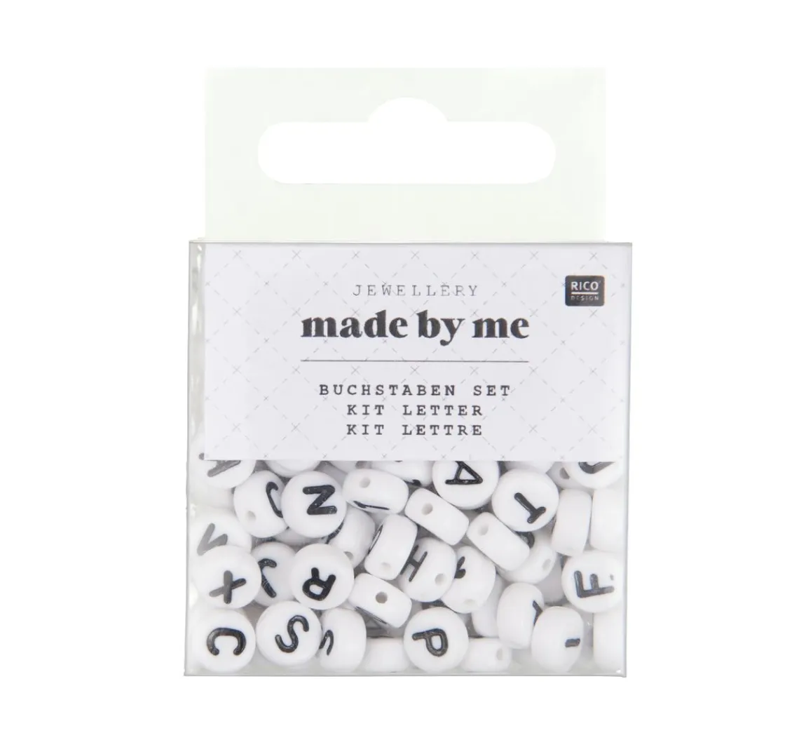 Clearance Rico Design Perlen-Buchstaben Set, Rund