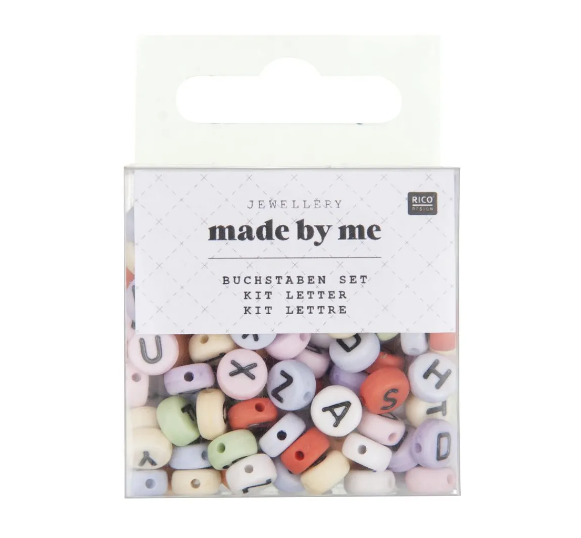 Clearance Rico Design Perlen-Buchstaben Set, Rund
