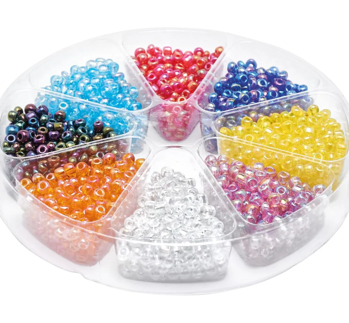 Online UIT Perlensortiment Rocailles Rainbow