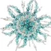 Outlet Zauberperle Perlenstern-Komplettset "Blue Topas"