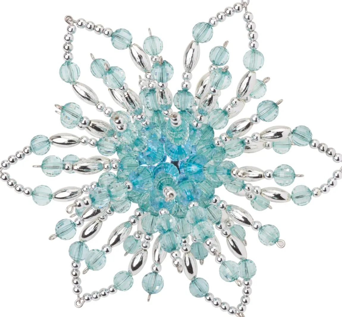 Online Zauberperle Perlenstern-Komplettset "Crystal Blue"