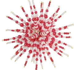 Clearance Zauberperle Perlenstern-Komplettset "Red & White"