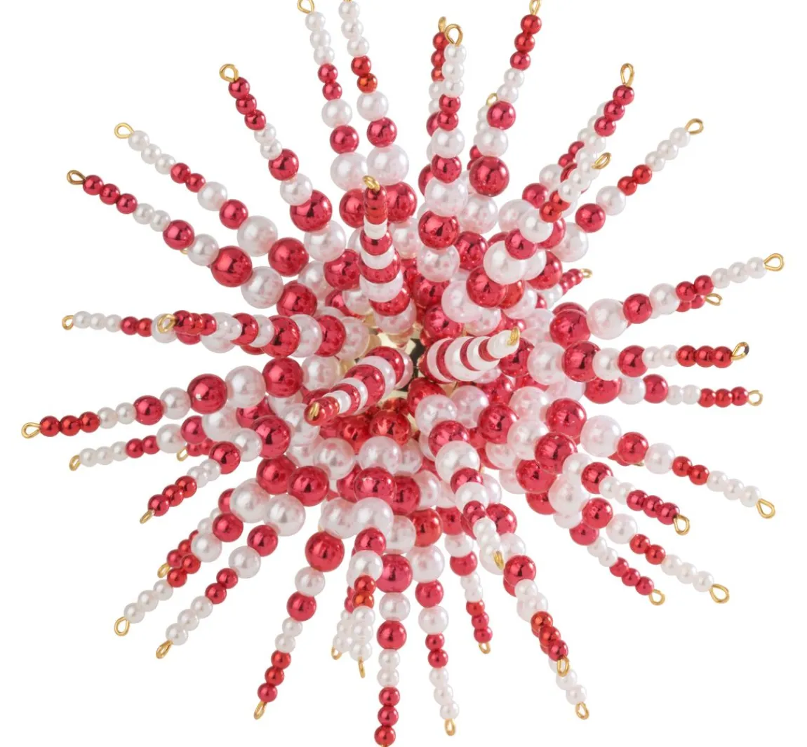 Clearance Zauberperle Perlenstern-Komplettset "Red & White"