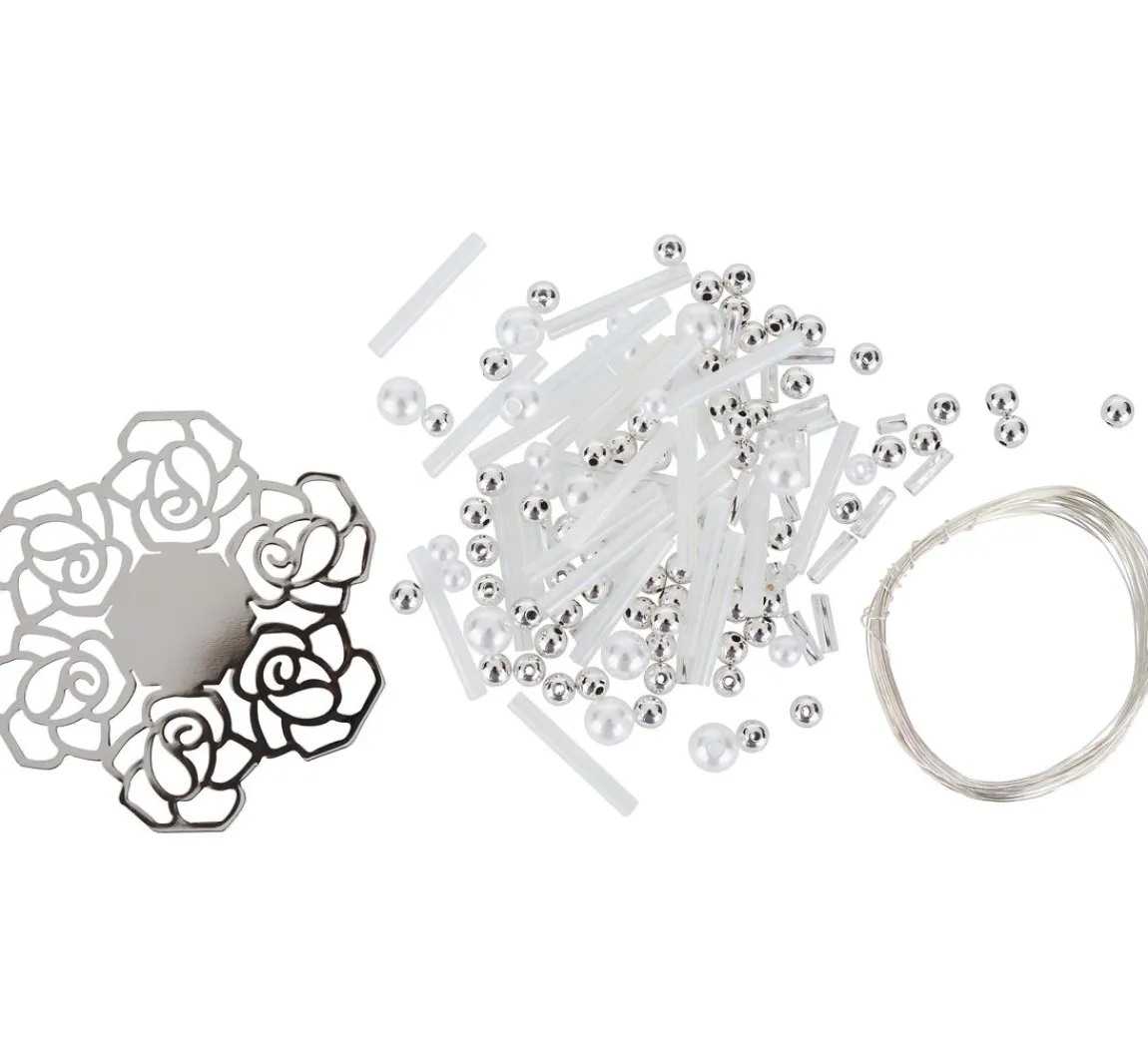 Online PRACHT Perlenstern-Komplettset "Vintage Rose"