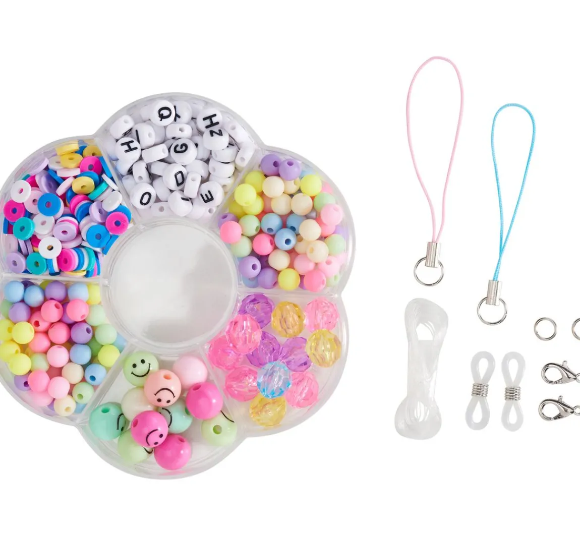 Hot folia Phone Charms Set "Rainbow Smile"