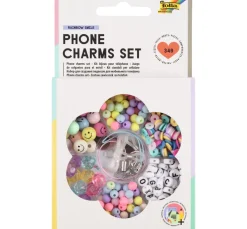 Hot folia Phone Charms Set "Rainbow Smile"