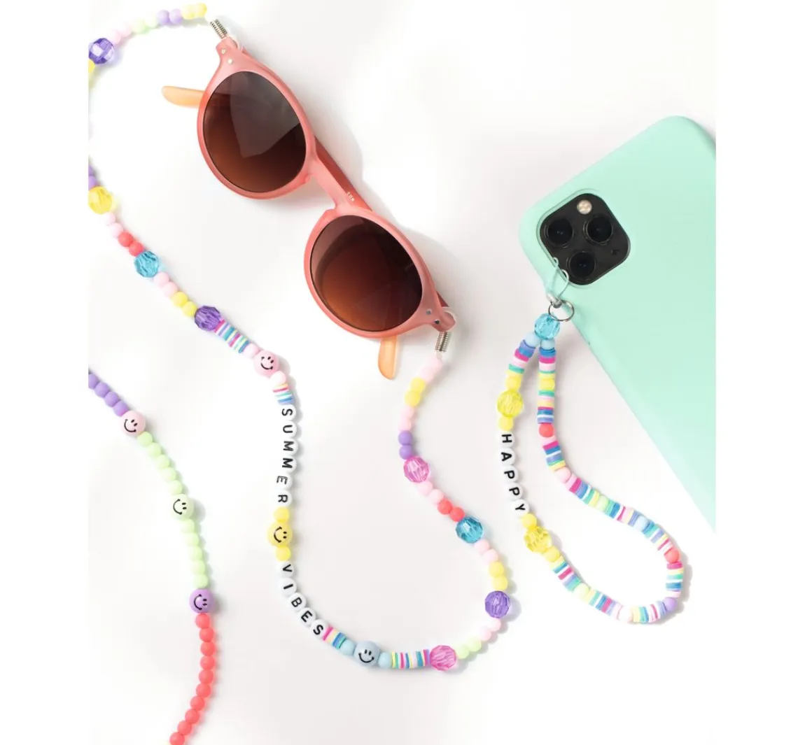 Hot folia Phone Charms Set "Rainbow Smile"