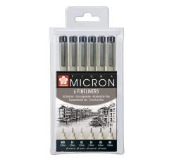 Discount Sakura Pigma Micron Etui, 6er-Set