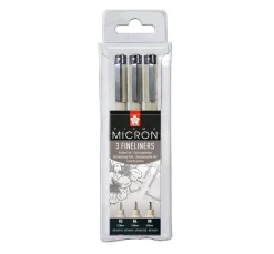 Sakura Pigma Micron Etui, 3er-Set