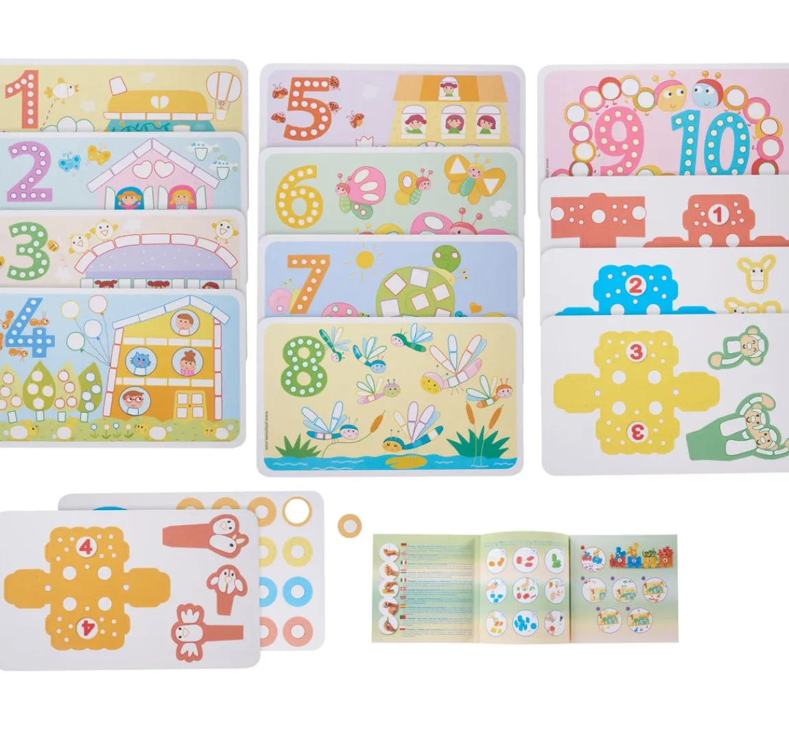 Best PlayMais Card-Set "Fun to learn numbers"