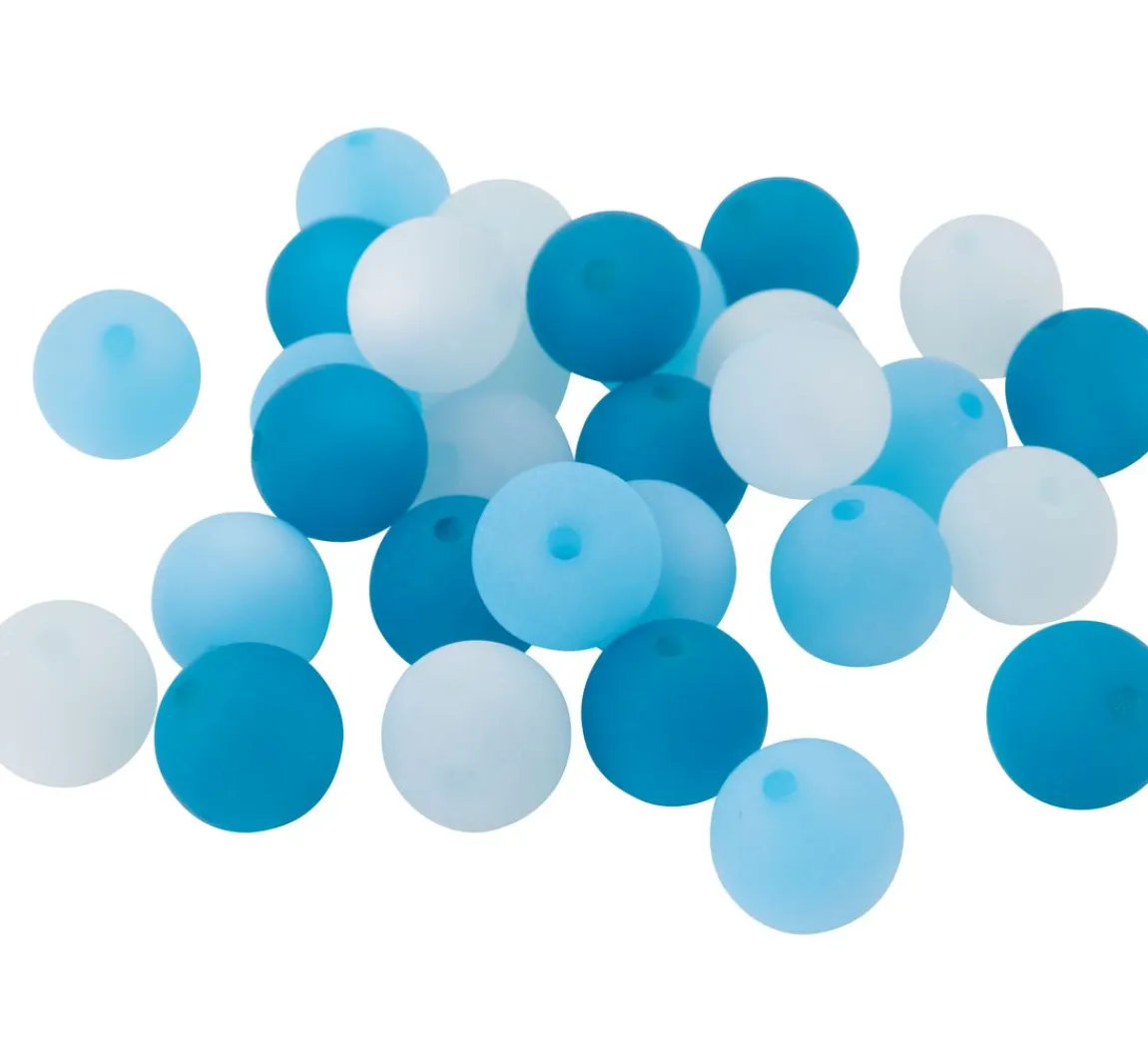Clearance PRACHT Polaris-Perlen-Mix, 10mm, 30 Stück