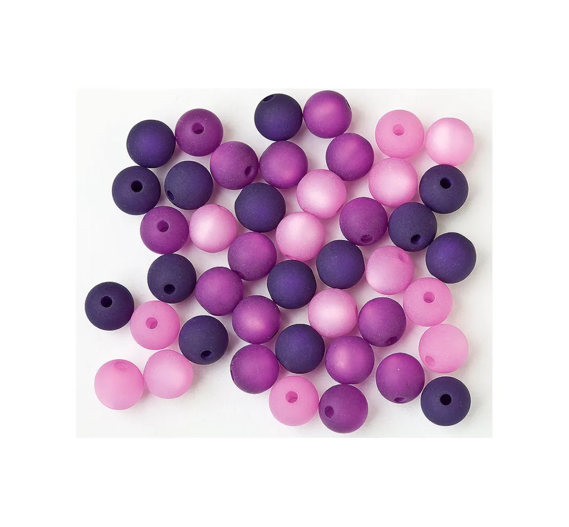PRACHT Polaris-Perlen-Mix, 8mm, 45 Stück