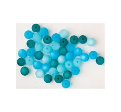 PRACHT Polaris-Perlen-Mix, 8mm, 45 Stück