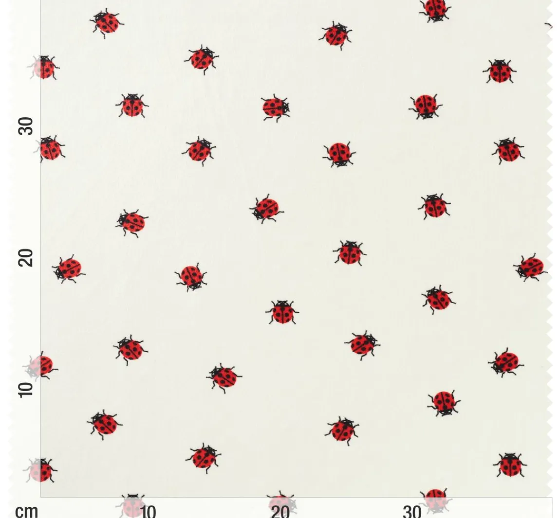 Outlet VBS Marktplatz Polyester-Jersey Chilly Print "Marienkäfer"