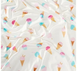 Sale VBS Marktplatz Polyester-Jersey Chilly Print "Ice Cream"