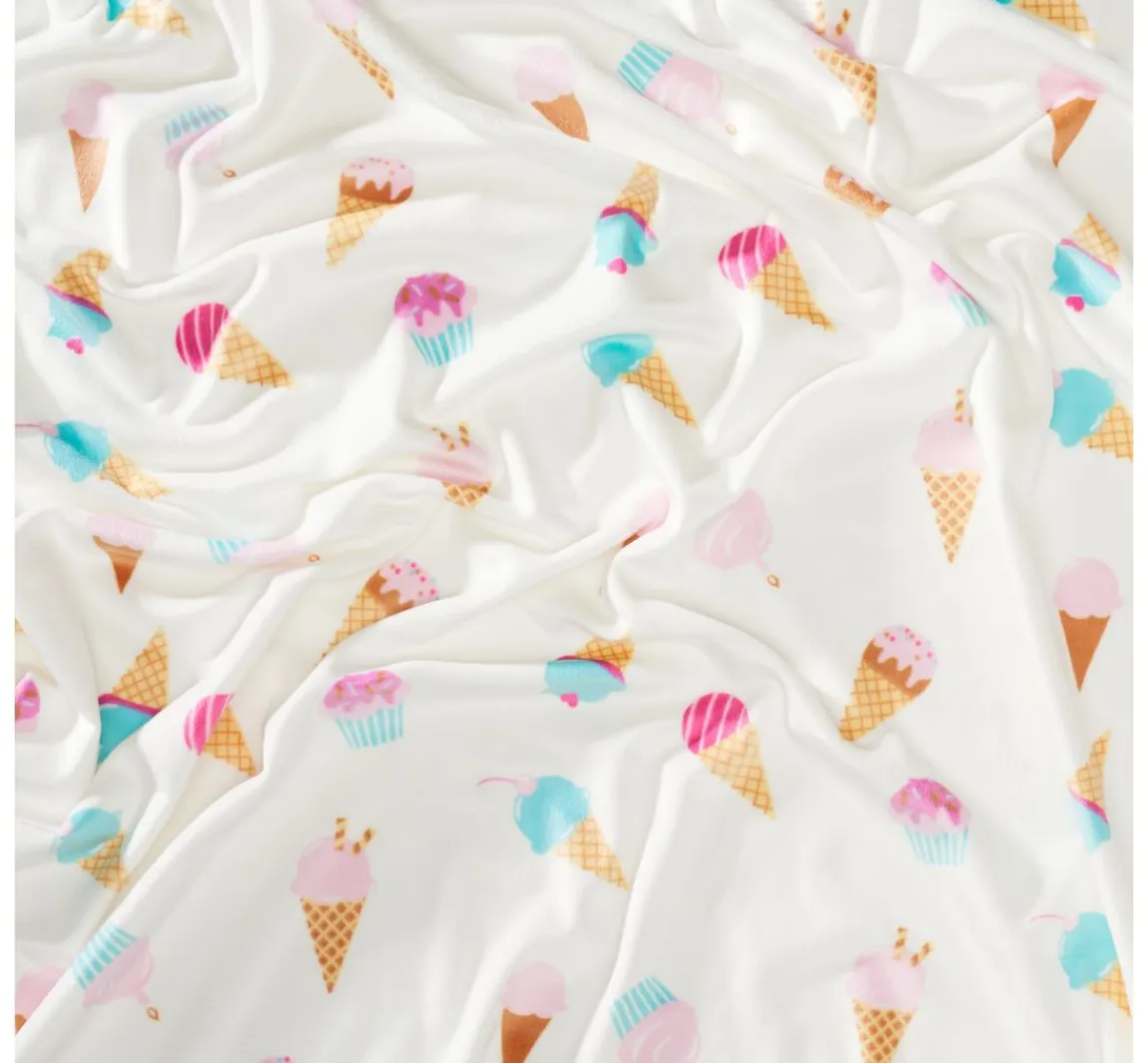 Sale VBS Marktplatz Polyester-Jersey Chilly Print "Ice Cream"