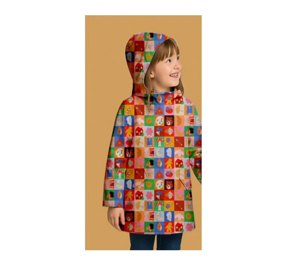 Sale VBS Marktplatz Polyester-Stoff "Funny" PU beschichtet