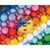 Hot folia Pompons Mix Jumbo "Glitter"
