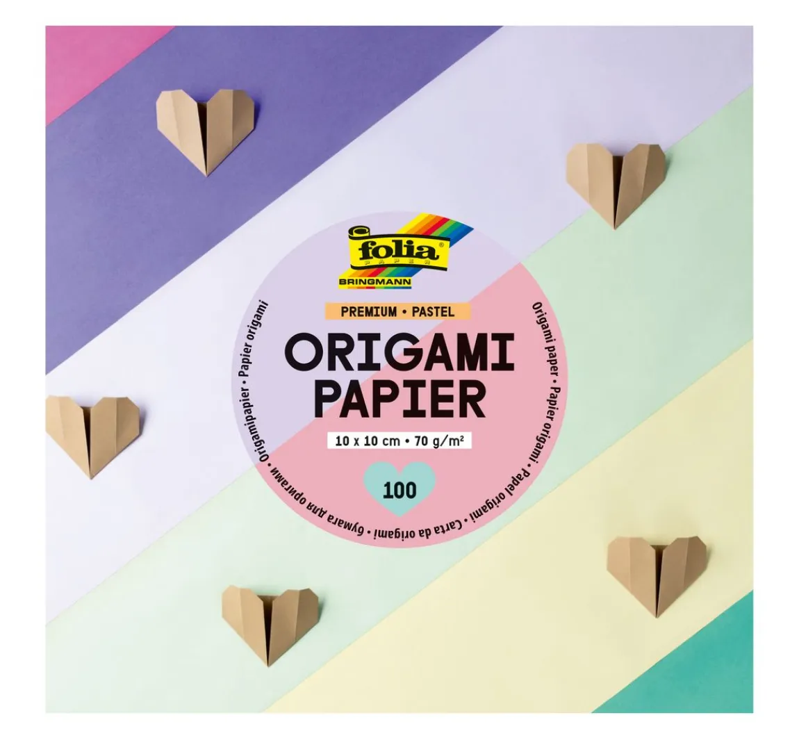 Outlet folia Premium Faltblätter "Pastell"