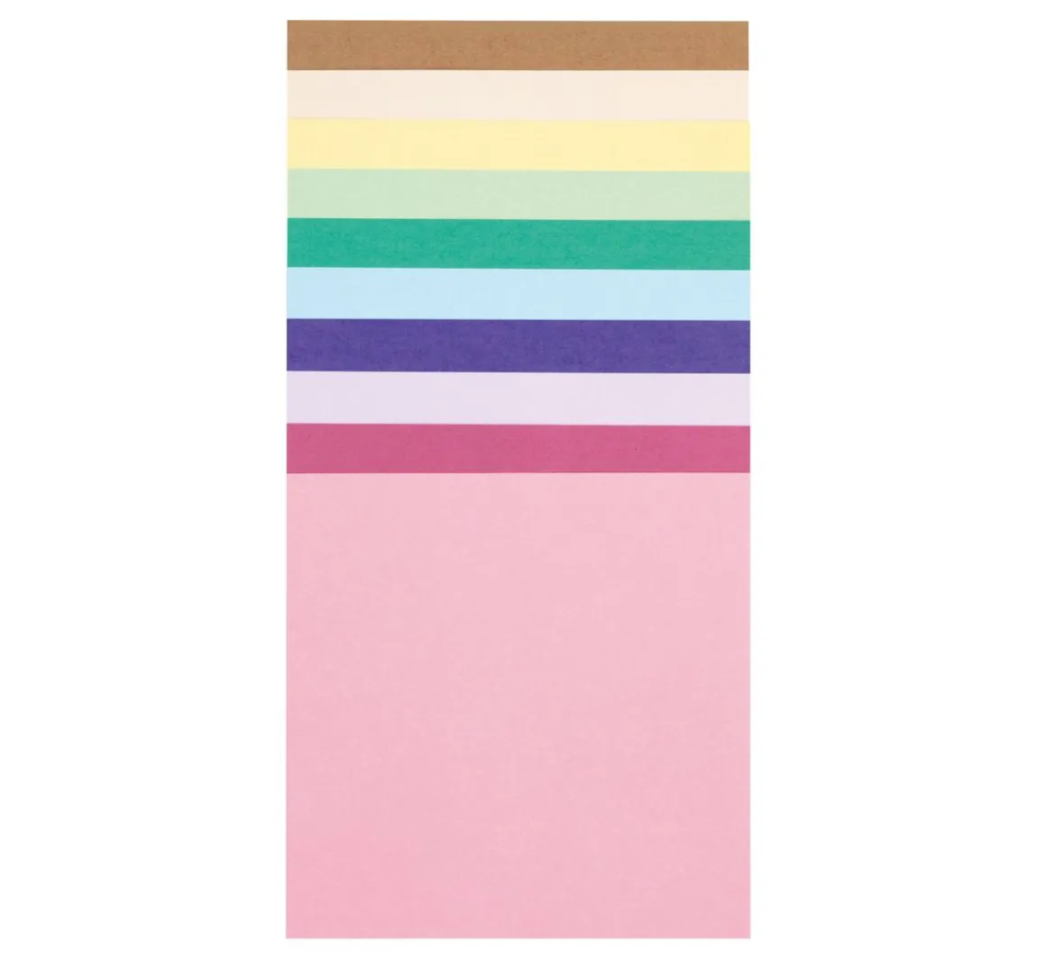 Outlet folia Premium Faltblätter "Pastell"