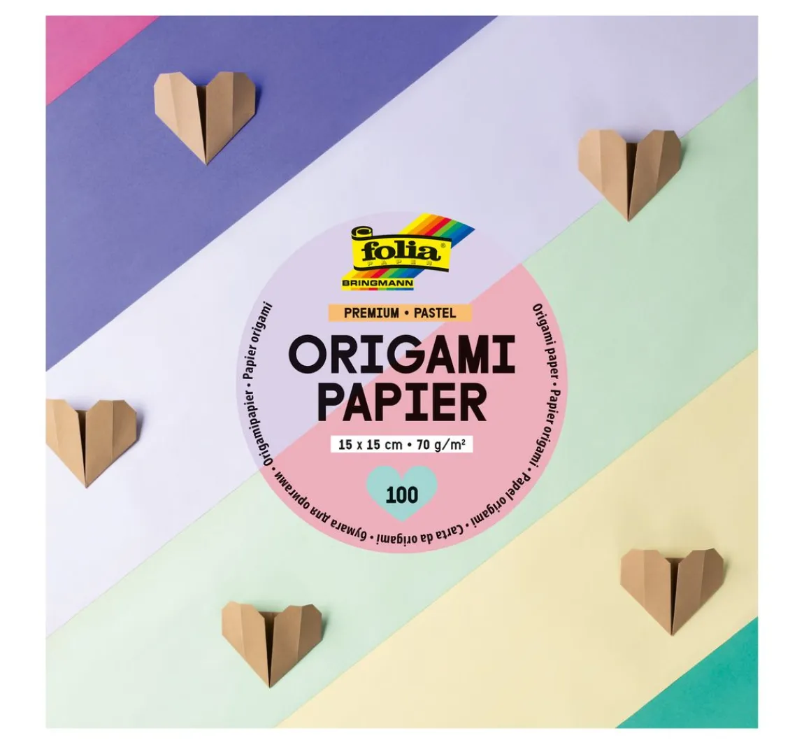 Outlet folia Premium Faltblätter "Pastell"