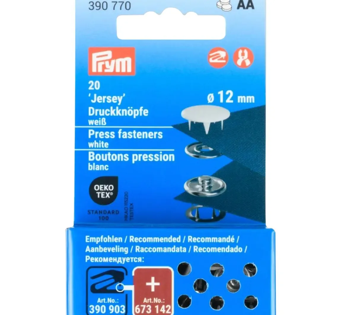 Outlet Prym Druckknöpfe Jersey, 12 mm, 20 Stück (de)