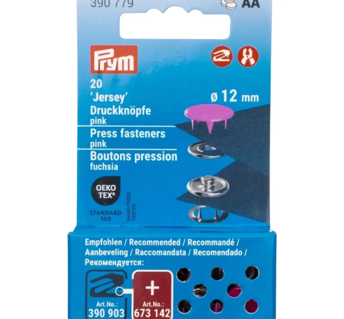 Outlet Prym Druckknöpfe Jersey, 12 mm, 20 Stück (de)