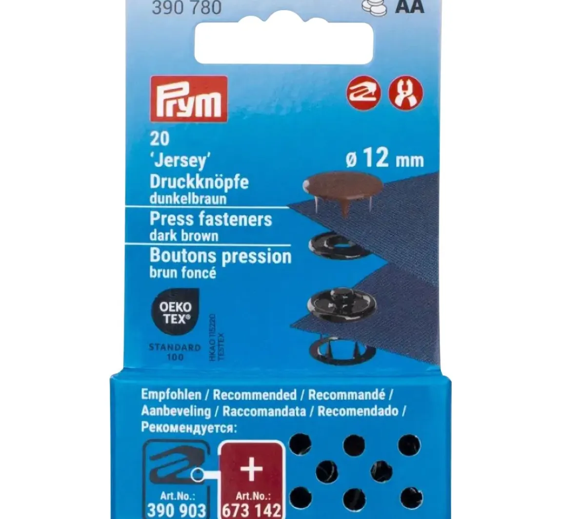 Outlet Prym Druckknöpfe Jersey, 12 mm, 20 Stück (de)