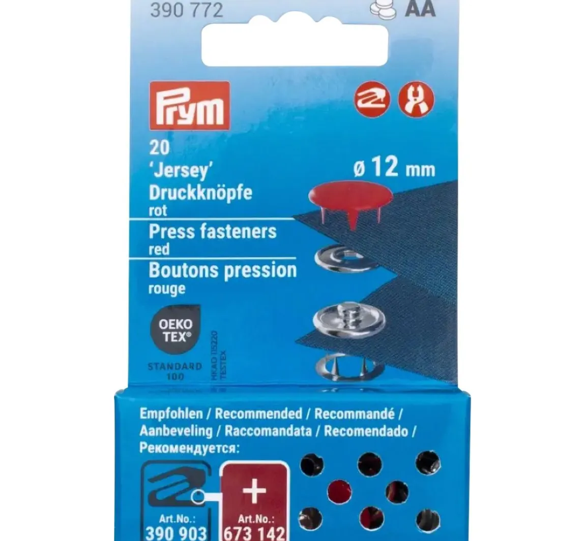 Outlet Prym Druckknöpfe Jersey, 12 mm, 20 Stück (de)