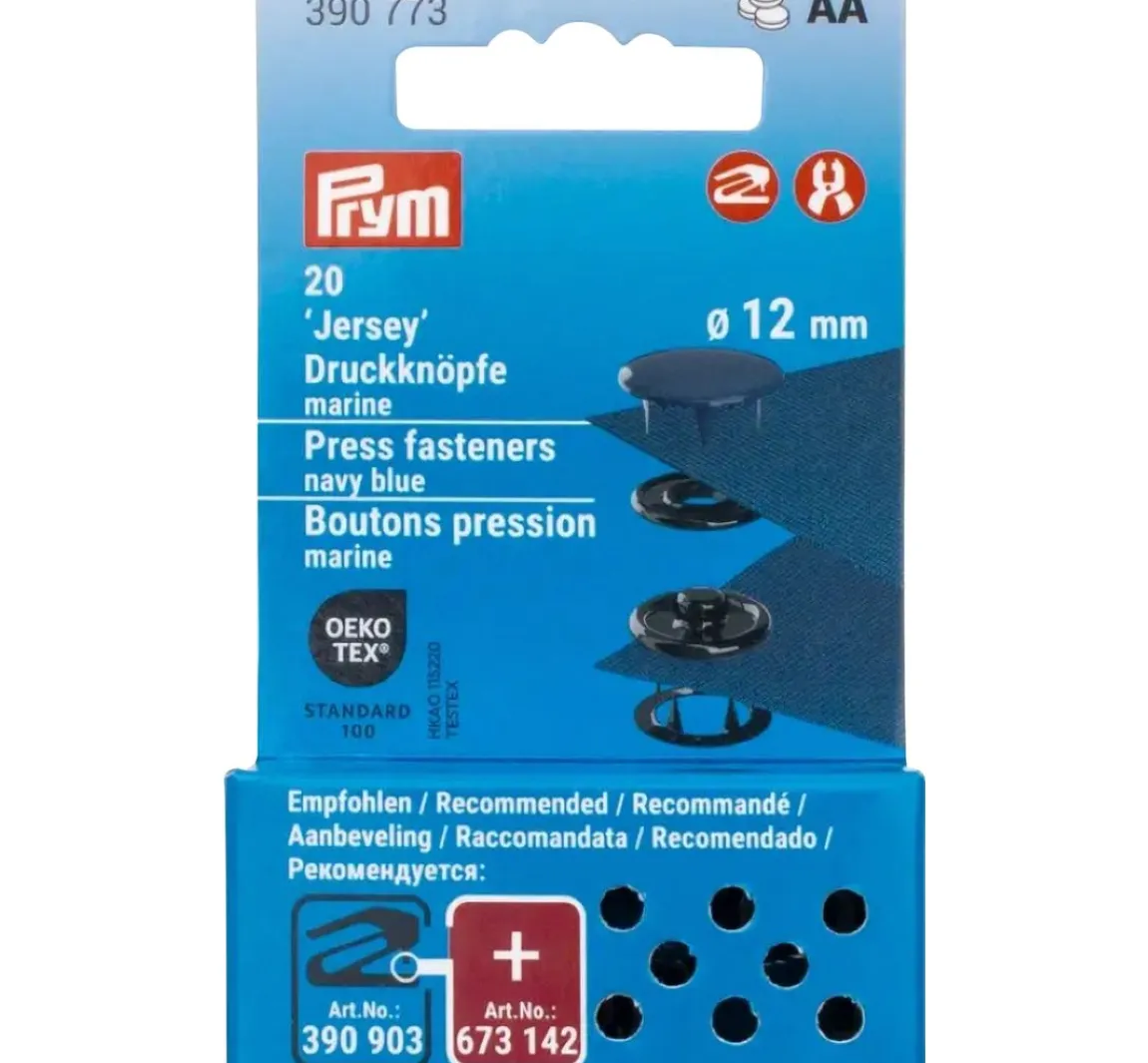Outlet Prym Druckknöpfe Jersey, 12 mm, 20 Stück (de)