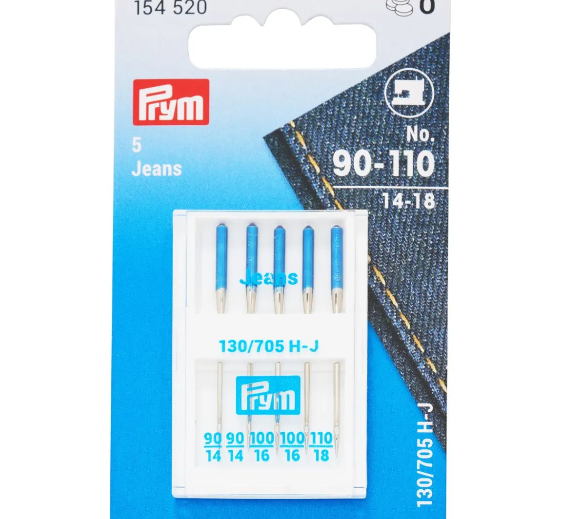 Discount Prym Nähmaschinennadeln 130/705 Jeans 90-110