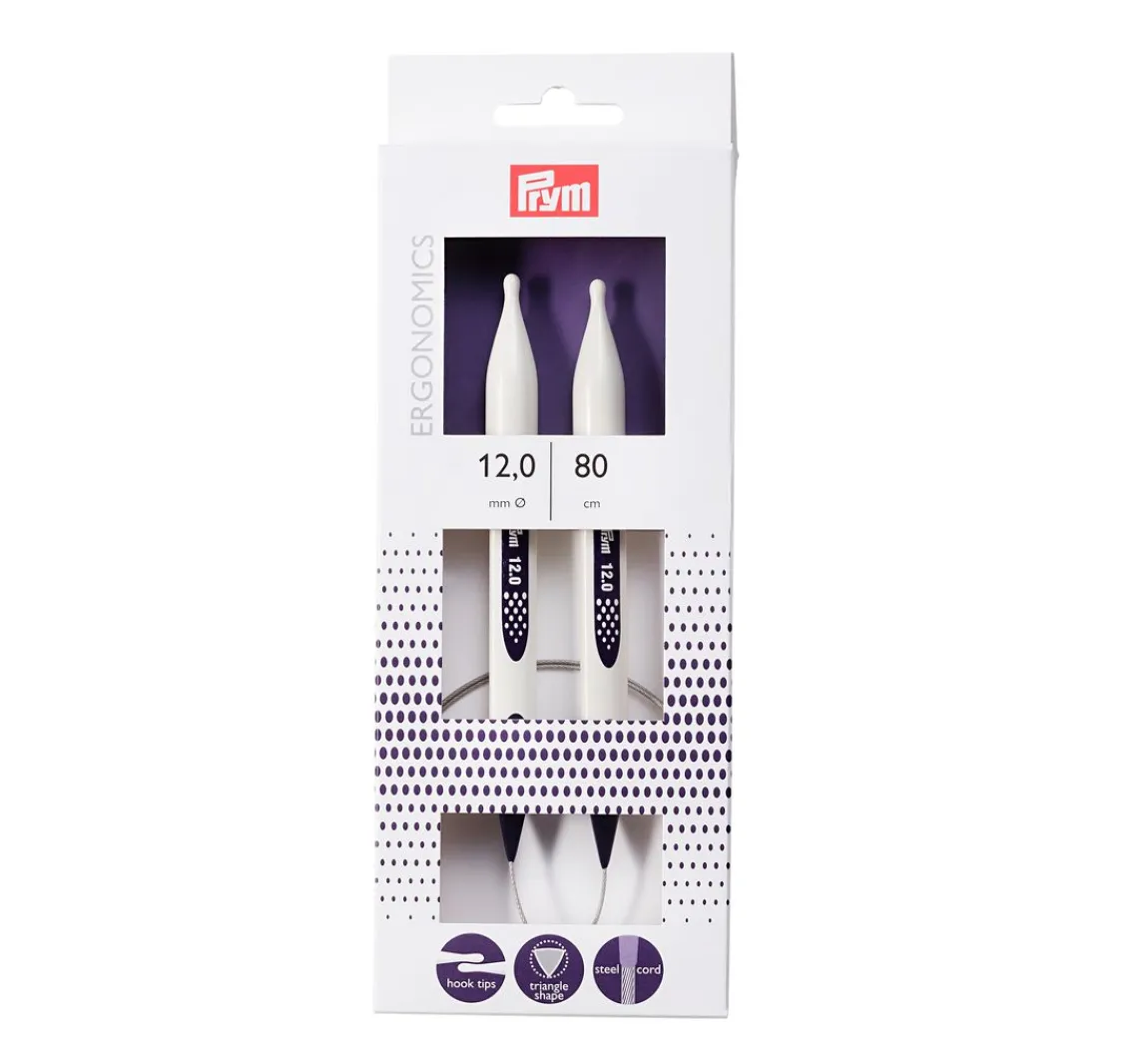 New Prym Rundstricknadeln "Ergonomics", 80 cm