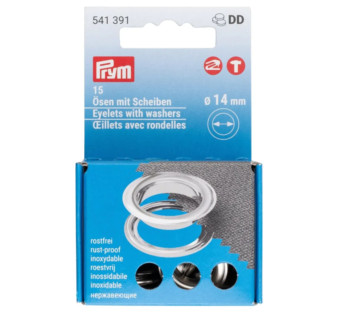 Prym Ösen mit Scheiben