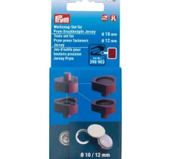 Prym Werkzeug-Set für Druckknöpfe Jersey, 10 und 12 mm