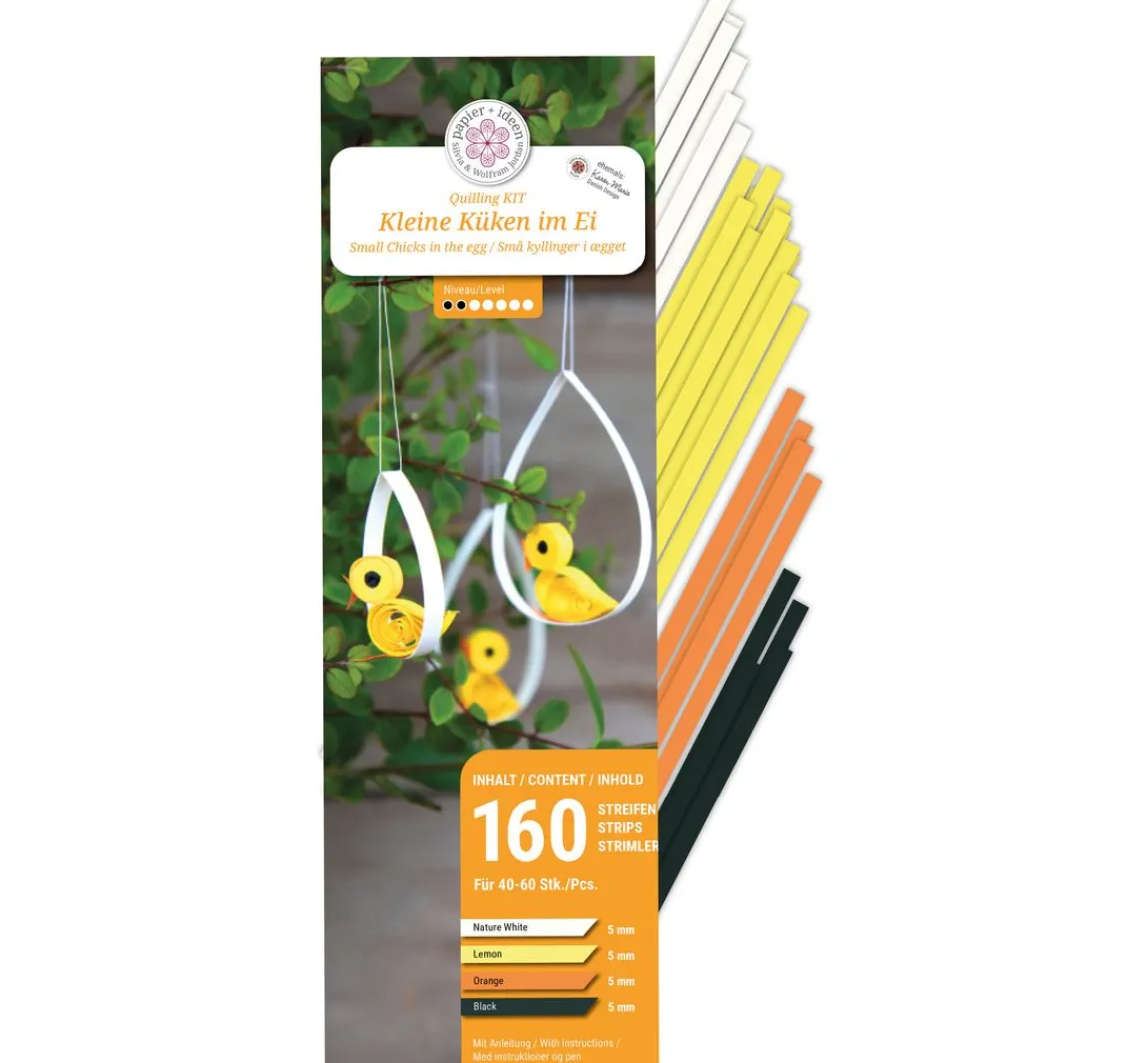 Sale papier+ideen Quilling-Set "Küken im Ei"