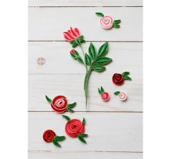 Clearance papier+ideen Quilling-Set "Rosen"