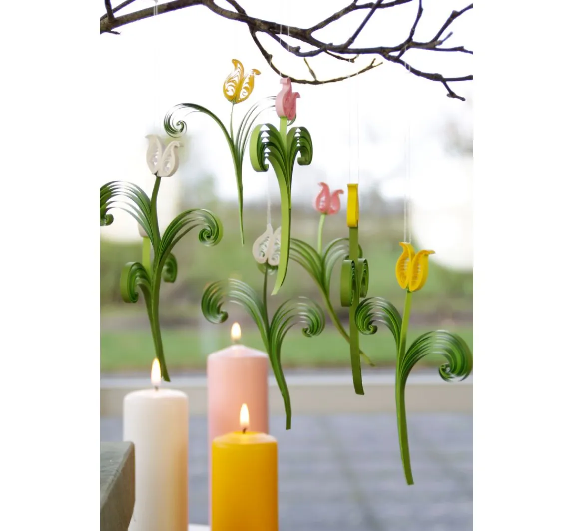 papier+ideen Quilling-Set "Tulpen"