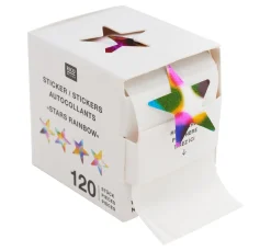 New Rico Design Rainbow-Sticker "Sterne"