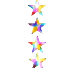 New Rico Design Rainbow-Sticker "Sterne"