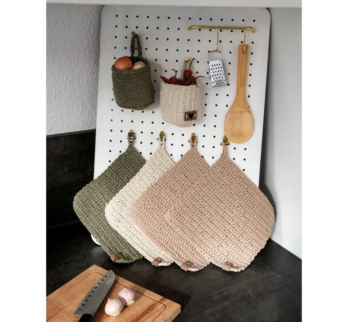 Best Rayher Recycling Garn mit Goldfaden, Ø 4mm