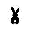 Online Rayher Reliefeinlage "Hase", oval