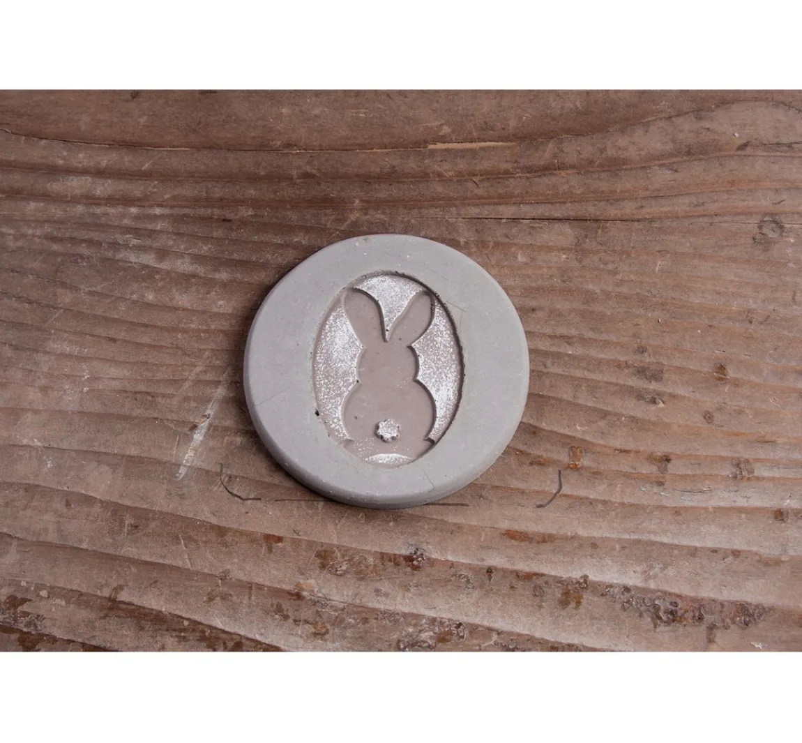 Online Rayher Reliefeinlage "Hase", oval