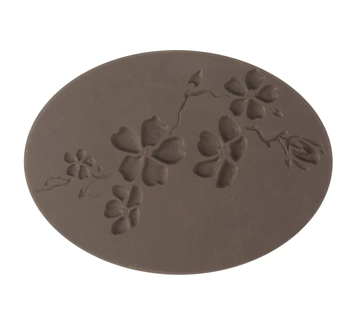 Best Rayher Reliefeinlage "Kirschblüte", oval