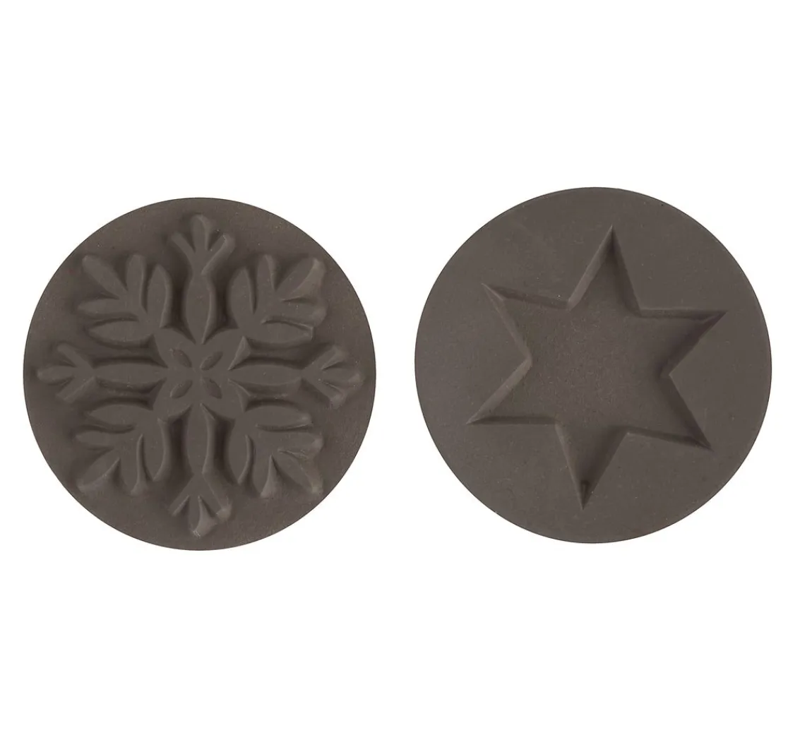 Sale Rayher Reliefeinlage "Schneeflocke + Stern"