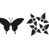 Sale GLOREX Reliefeinlagen-Set "Schmetterling, Blume"