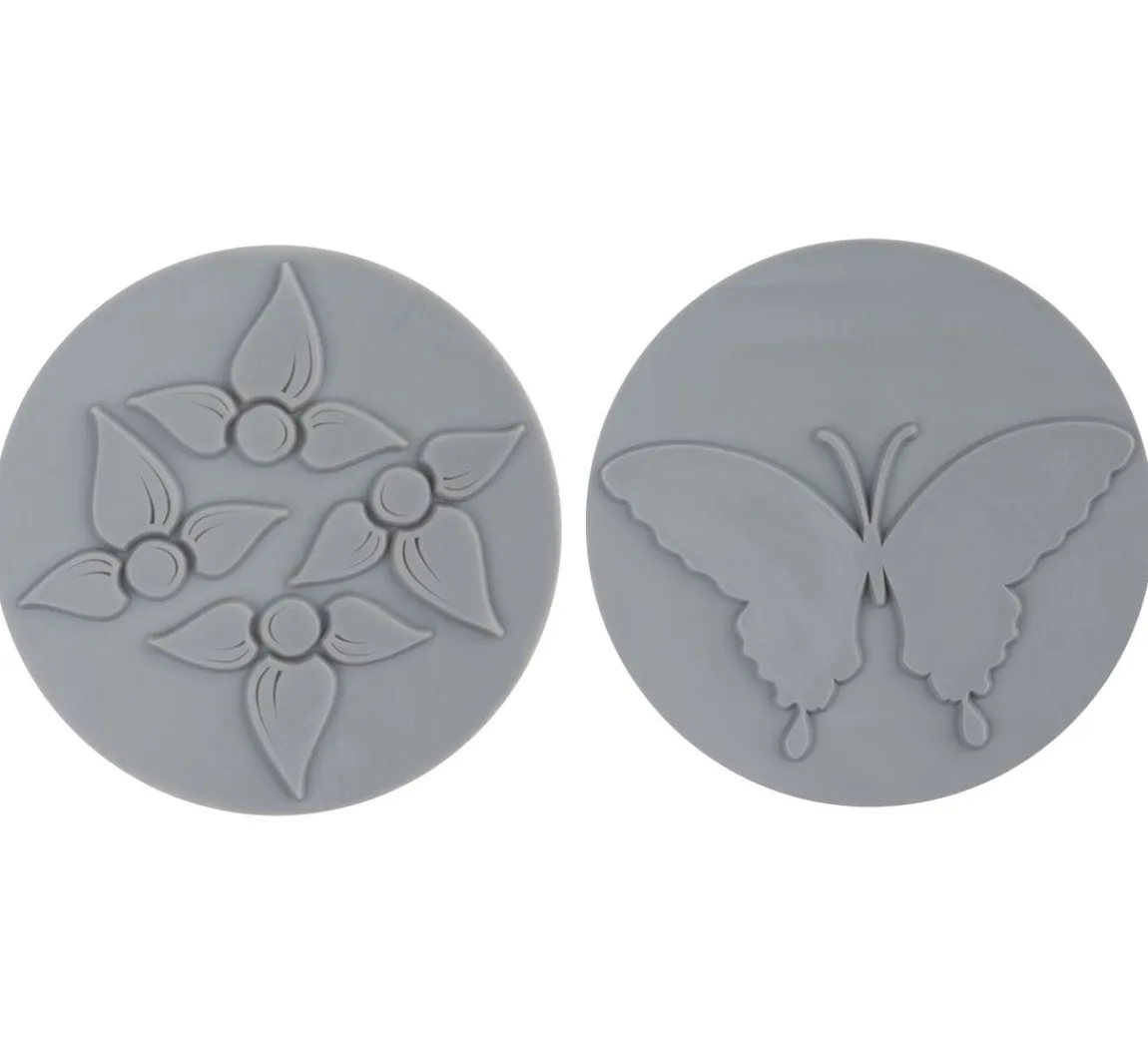 Sale GLOREX Reliefeinlagen-Set "Schmetterling, Blume"